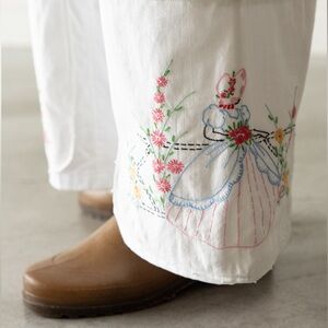 VTG Cotton Embroidered Pant | The Southern Belle Pant